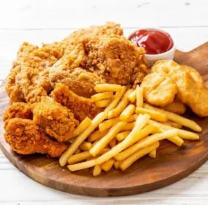 Chicken Fried Leg/Thigh (with fries)