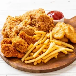 Chicken Fried Leg/Thigh (with fries)